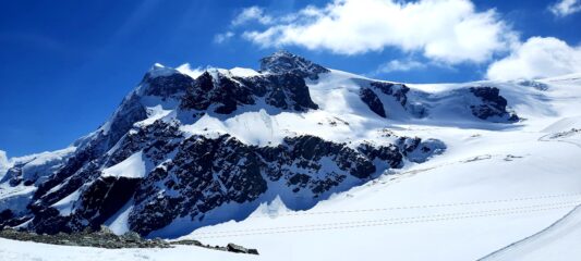 Verso la schiena del Breithorn