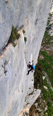 Nico sul 6b prima del bombè