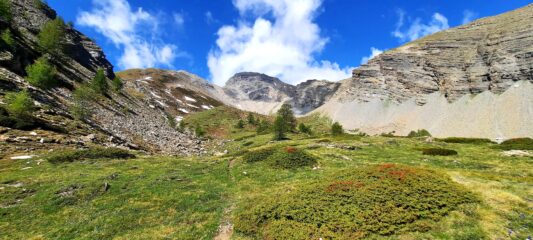 Salendo nel vallon de Rofre
