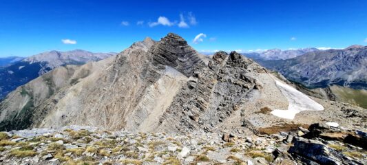 Dalla cima verso la tete du Coin de l'Ours