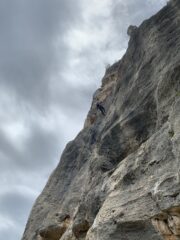 calata in doppia dalla 4 sosta