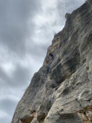 calata in doppia dalla 4 sosta