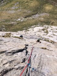 Alberto alle prese con il secondo tiro