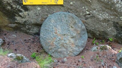 Macina sul sentiero Valmeriana-Bellecombe