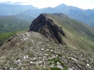 la cresta Est dalla cima