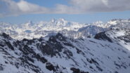Dorsale Punta Valfredda - Testa del Coin con gli Ecrins sullo sfondo