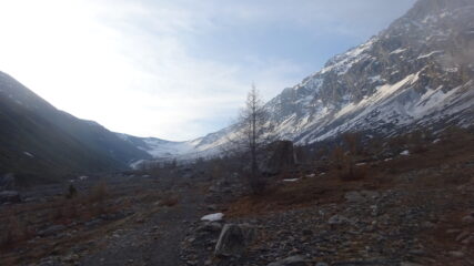 Alta val Thuras durante il portage