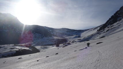 Salita faticosa in assenza di rigelo