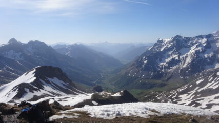 Dalla vetta: valle della Guisane