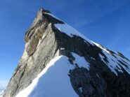 il salto iniziale della cresta nord saggiamente evitato