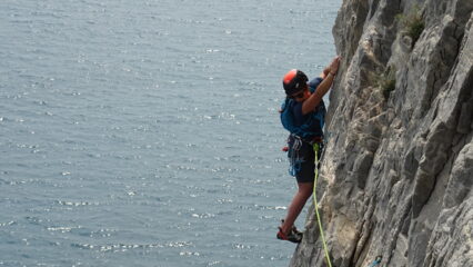 In punta di piedi sul mare