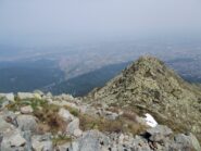 la cima  Nord dalla cima Sud