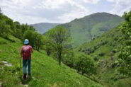 Sentiero di discesa dal Gias della Sella