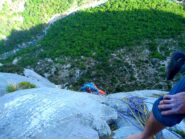 Io in uscita dal duro, ripreso in un raro momento con la roccia in mano!