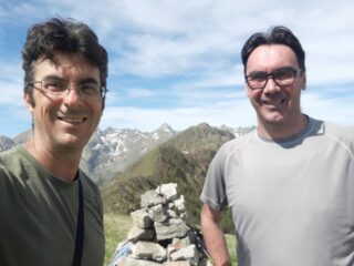 selfie di vetta con il Becco Alto 