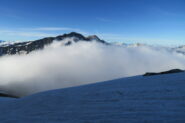 gran nebbione sopra il Col de la Seigne