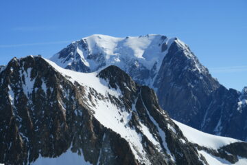 Aiguille de Trelatete e Monte Bianco