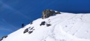 I pendii sud sotto la cima