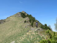 in discesa dalla Cima Lubin