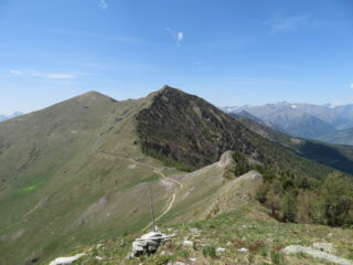 vista su Lubin e Cugulet salendo al Rastcias