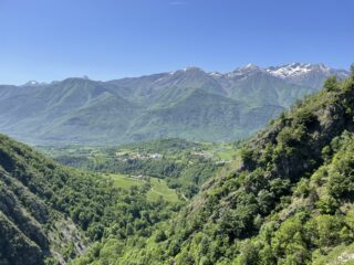 Vista dalla sosta finale