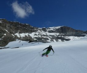 Pista spettacolare più sotto.