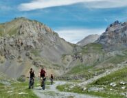 Poco prima dei baraccamenti del Mallemort.