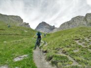 Tratti ripidini nella parte centrale.