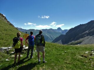 Dal Pas des Manzes, vista sull' Oronaye.