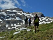 Ultima neve sul Bec de l'Aigle.