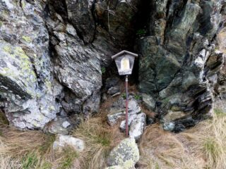 La Madonnina all'attacco della cresta.