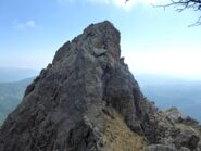 Il versante di discesa dal Picco Orientale.