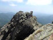 L'altra cordata sta per raggiungere la calata tra Picco Centrale e Occidentale.