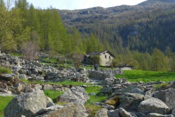 Si sale sulla bella mulattiera lastricata