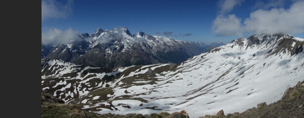 La cima Tre Vescovi e la Meje