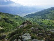 Le prime rocce sopra quota 1750.