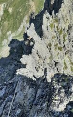 la cresta vista dalla sosta