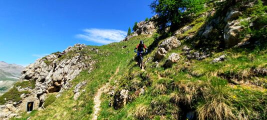 Ciclabile da pochi metri sotto la cima
