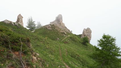 sentiero verso Cima del Vallone