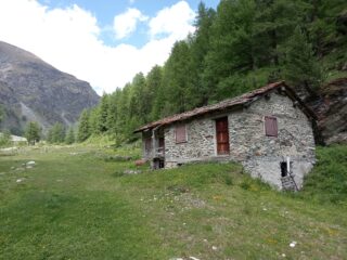 Alpeggio oltre il quale inizia sentiero 13B