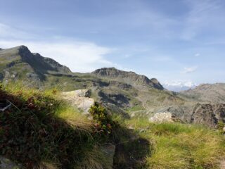 Il panorama che si vede sbucando in cima