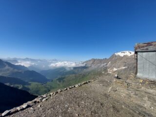 Panorama dal Rifugio Chiarella all'Amianthe
