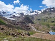 Ghiacciaio dei Forni e Rifugio Branca.