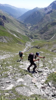 ormai prossimi al passo Ciabrera..