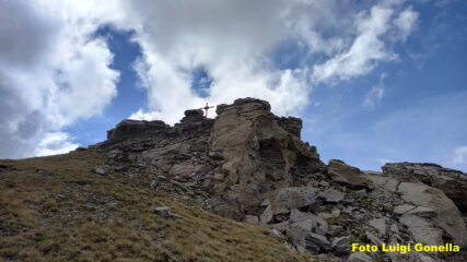Croce a 2800 verso il Signal del Pitit Monte Cenis