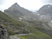 Sullo sfondo il Passo della Beccia