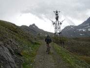 salita verso il ripiano delle casermette e della teleferica