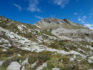 Avvicinamento alla cima da Sud-Est