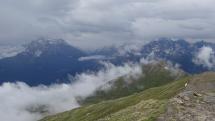 Cresta ovest e Pointe Aouillette quota 2.616
