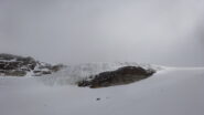 La seraccata del ghiacciaio di Indren intorno a quota 3.500 m.